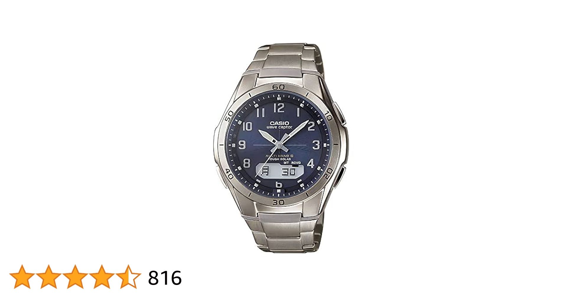 Amazon.co.jp: [カシオ]CASIO チタン電波ソーラー腕時計 通販